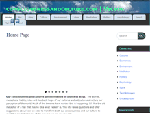 Tablet Screenshot of consciousnessandculture.com